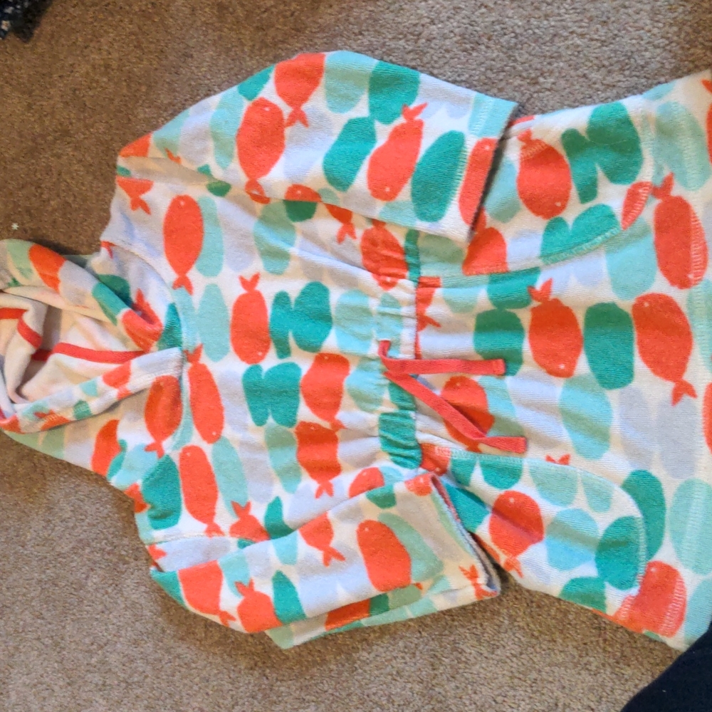 Mini Boden towel swim cover up 2-3